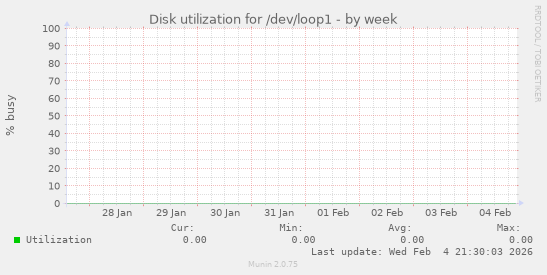 Disk utilization for /dev/loop1
